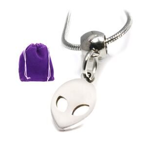 Alien Necklace - This UFO Flying a Big Ufo for a Flying Alien